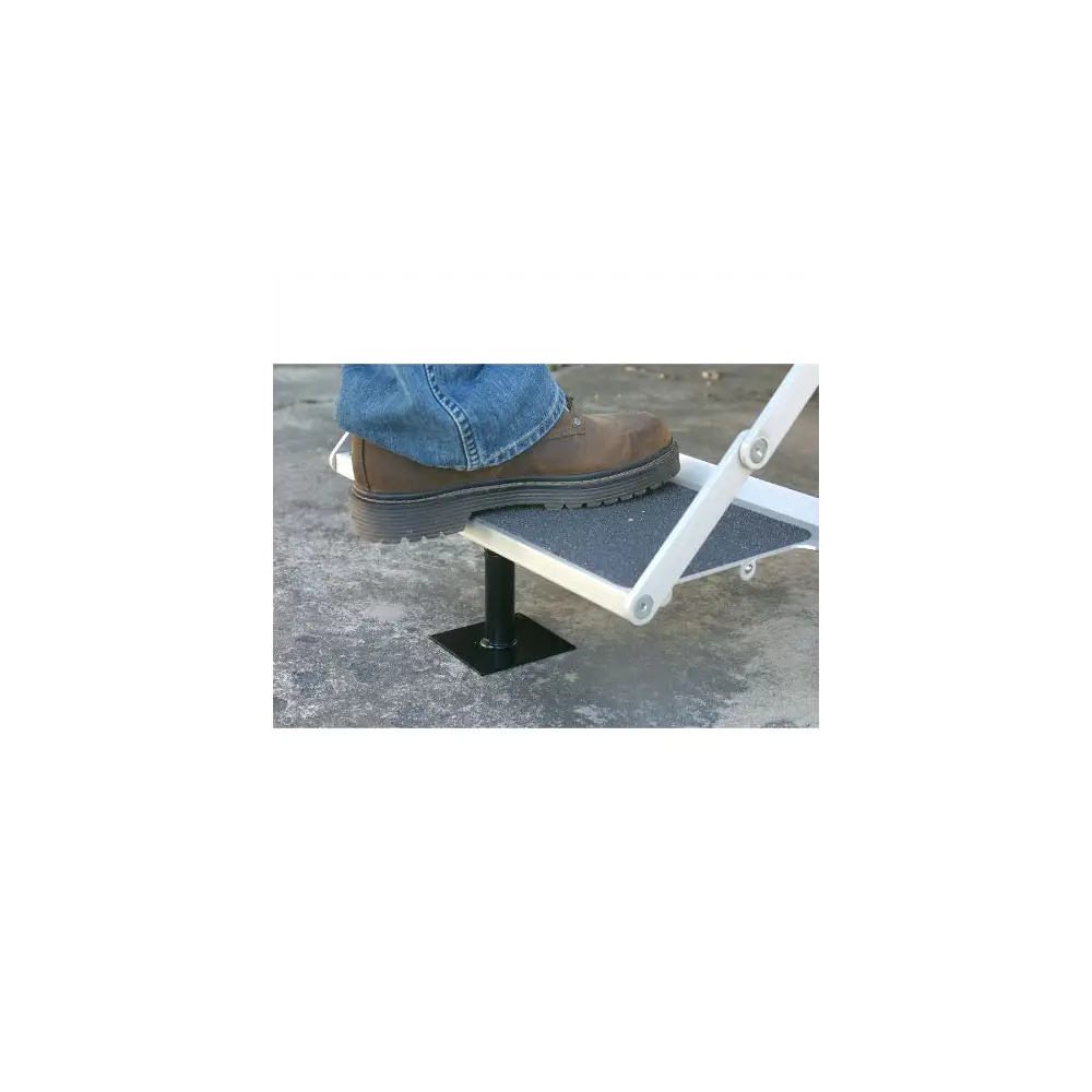 Rv Entry Step Support 4" - 8" Black - CAM43681